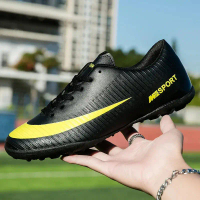 Men's Low-Top TF/FG Soccer Shoes Outdoor Grass Anti-Slip Durable Soccer Sneakers Professional Traini
