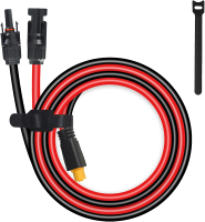 XT60 Connector MC4 to XT60 Extension Charging Cable 2FT Solar to XT60 Cable 10AWG