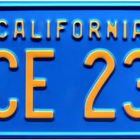Celebrity Machines Stranger Things | PCE 235 | Metal License Plate