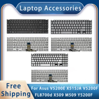 New For Asus V5200E X515JA V5200F FL8700d X509 M509 Y5200F Replacemen Laptop Accessories Keyboard Silvery Black Grey