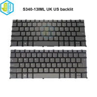 Laptop Backlit UK GB US English Keyboard For Lenovo Ideapad S340-13IML S340-13 Notebook Keyboards Backlight Teclado SN20V05451