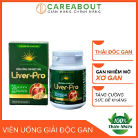 Viên uống giải độc gan LIVER-PRO hổ trợ thanh nhiệt, các triệu chứng da vàng, mẫn ngứa, mề day, hộp 