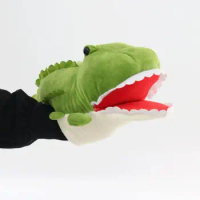 alligator puppet Animal Plush Toys Baby Educational Hand Puppets Story Pretend Playing Dolls for Kids Gifts