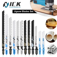 Jigsaw Blades Set T-Shank Jig Saw Blades for Wood Plastic and Metal Cutting Compatible as Bosch/DEWALT/RYOBI/One+/Makita