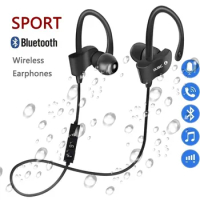 Sports Wireless Bluetooth Headset Running Stereo Bluetooth Earphones Mini Earbuds Ear Hanging Universal Wireless Headphones