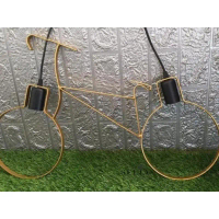Kap Lampu Gantung Sepeda - GOLD Unik