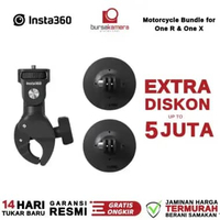 INSTA360 INSTA 360 MOTORCYCLE BUNDLE FOR ONE R & ONE X GARANSI RESMI Old Version