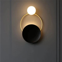 Nordic Apply Led Wall Lamp Mirror The Wall Stickers Design For Dressing Table Bedside Bathroom Lighting Home Decor Indoor Sconce