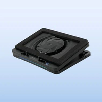 Rexus Breeze B400 V2 B400V2 Frost Cooling Pad Pendingin Laptop 15-17 Inch 2400 RPM RGB Type C Holder