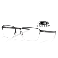 【Oakley】奧克利 Sway bar 0.5 日本製 鈦金屬半框光學眼鏡 精緻彈簧鏡臂 OX5080 01 56mm 霧黑 公司貨