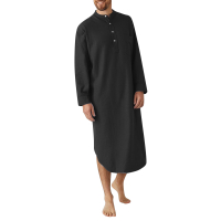 Lelaki Muslim Jubba pakaian islam Ramadan lelaki Abaya pakaian Jubah panjang Arab Saudi memakai Musulman Caftan Jubah Dubai Arab berpakaian