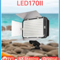 Godox LED170 II Video Light LED308 II Lamp Lighting with Barn Door Stepless Brightness for Camera DV Canon Nikon Sony
