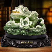 【樹脂招財三足金蟾擺件-多款可選-1款/組】招財金蟬蟾蜍公司開業家居擺飾(可單可混)-90101