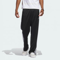 【adidas 愛迪達】長褲 男款 運動褲 亞規 三葉草 FIREBIRD TP 黑 IJ7055(L5005)