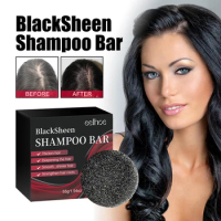 Hair Darkening Shampoo Bar Repair Gray White Hair Gray Hair Reverse Bar Promotes Hair Growth Prevents Hair Loss for Men Women