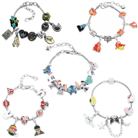 Movies and Television Peripherals Anime Genshin Impact Series Stitching Bad Bunny Bracelet DIY Acces