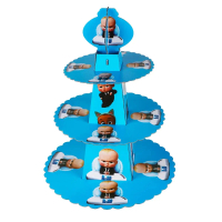 (Hot ) Cartoon Baby Boss Boys Girls Theme Birthday Party Decoration Disposable Tableware Background