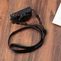 相機背帶 相機肩帶 相機繩 適用索尼黑卡RX100M3M4M5M6M7理光GR23G7X23微單相機羊皮背帶肩帶『JD2814』