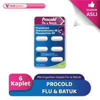 Procold Flu & Batuk Meringankan Gejala Flu & Batuk (6 Kaplet)