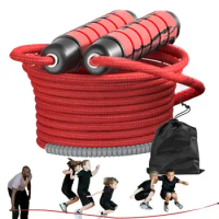 Group Skipping Rope Long Rope Children Students Speed Skipping Rope Cross-fit Jump Rope With Anti-Slip Handle Strength Training
