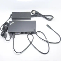 Suitable for Thinkpad DK1663 computer tablet expansion dock 40A9 03X71 PD60 watt power dormancy wake up computer USB RJ45
