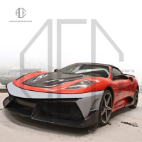 High Quality Body Kit For Ferrari F430 Real Carbon Fiber Front And Rear Bumper Lip Back Diffuser Spoiler Wing Front Hood FRP