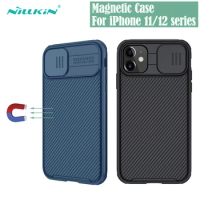 For iPhone 11 12 Pro Max Case NILLKIN CamShield Pro Magnetic Case Slide Camera Protection TPU PC Cover For iPhone 11 12 Pro Mini
