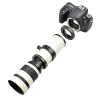 420-800Mm Telephoto Zoom Lens Manual Zoom Lens SLR Camera Lens Suitable For Canon Cameras