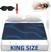 Tikar Pembumian untuk Katil, Pad Pembumian untuk Tidur, Tilam Pembumian Kulit PU Anti-Slip Alas Pemb
