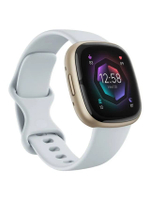 Sense 2 สมาร์ทวอทช์ (40.5mm., ตัวเรือนสี Soft Gold, สายสี Blue Mist) รุ่น FB521GLBM