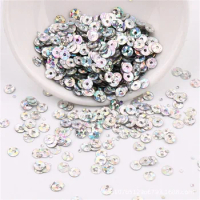 2000pcs/10g 4mm Silver Film Sequins Flat Round Pvc Loose Sequin Paillettes For Needlework Jewelry Making Diy Crafts Sewing