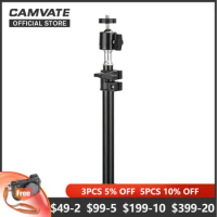 CAMVATE Extendable Desk Mount Stand With Fully Adjustable Ball Head Holder &amp; 1/4" Screw Mount For on-camera Monitor, Smartphone