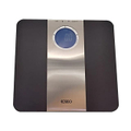 EXEO EB4030H เครื่องชั่งน้ำหนักดิจิตอล BMI สีดำ จอ LCD กลม รับน้ำหนักสูงสุด 150 กก.
