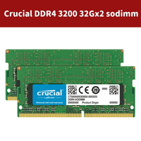 Crucial DDR4 3200 64GB (32Gx2) 64G sodimm Micron美光 筆電記憶體【序號MOM100 現折$100】