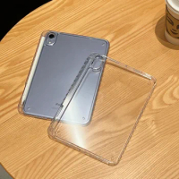 PC Hard Back Cover for Funda iPad Mini 6 Case with Pen Holder for iPad Mini 6th Generation Case 2021 8.3 inch Mini 6 Clear Cover