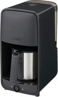 【折300+10%回饋】【日本代購】TIGER 虎牌咖啡機滴濾式0.81升6杯用黑色ADC-N060-K