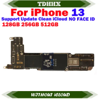512GB 256GB 128g Mainbaord For iPhone 13 Motherboard Clean iCloud Without Face ID Full Working Main Logic Boards LL/A Ok Board