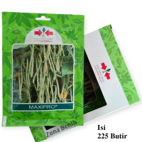 Benih Bibit Buncis MAXIPPRO Kemasan 225 Butir Cap Panah Merah