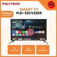 LED TV 32 INCH POLYTRON PLD-32CV2269 LED SMART DIGITAL TV ( GARANSI RESMI MEDAN)