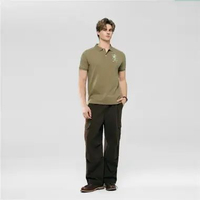 Giordano Men's 3D Lion 0101622220 Dusky Green XL