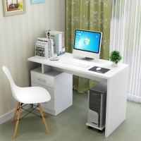 L型長條電腦桌學習桌轉角伸縮書桌學生簡約家用臥室雙人辦公桌子