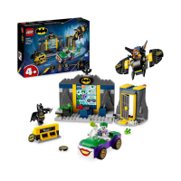 【LEGO 樂高】DC超級英雄系列 76272 蝙蝠洞和蝙蝠俠和蝙蝠女孩與小丑(DIY積木 蝙蝠俠玩具 禮物)