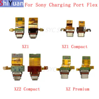 USB Charging Port Flex Cable Connector For Sony Xperia XZ1 Compact XZ2 XZ Premium Charging Connector Flex Module
