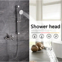 304 SUS Shower faucet Wall Mounted single lever bathroom shower Mixer Set Water Tap torneira chuveiro ducha