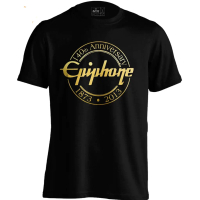 Baju-T Epiphone, Baju-T Gitar Rock Band, dengan Rekaan Gibson