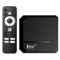 Smart TV Box 4K HD Android 10.0 Smart TV Box 2.4/5G Dual-WIFI 3D Video Media Player Home Theater TV Set-Top Box EU Plug Durable