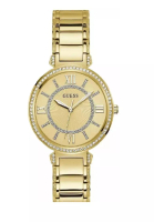 Guess Guess Analog Gold Dial &amp; Stainless Steel Strap Women Watch GW0588L1