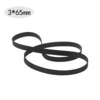 587D 45-120MM Replacement Turntable Belt Rubber Flat Belt for Record Player Walkman DVD CD-ROM Repeater 3mm Wide Belt