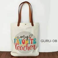 Totebag Souvenir Hari Guru Tas Canvas Hari Guru GURU-08