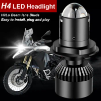 1PCS CANbus H4 LED HS1 LED Motorcycle Headlight H4 Hi/Low Bulb H7 Motor Headlamp for BMW Yamaha Ktm Exc Harley Touring Suzuki
